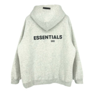 Essentials Fleeces Thick Light Grey Hoodie