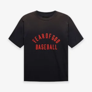 Fear of God Baseball Tees – Black
